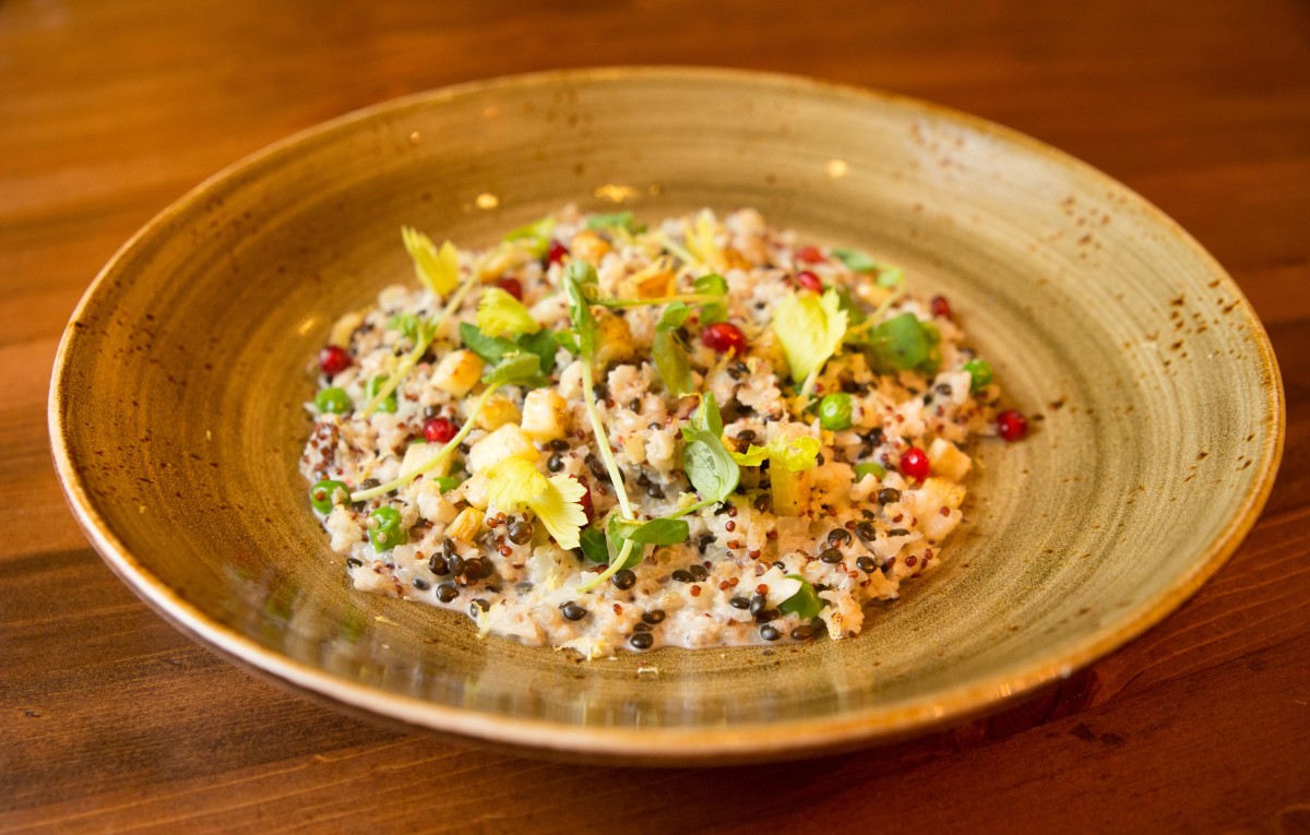 Cauliflower & Red Quinoa Risotto