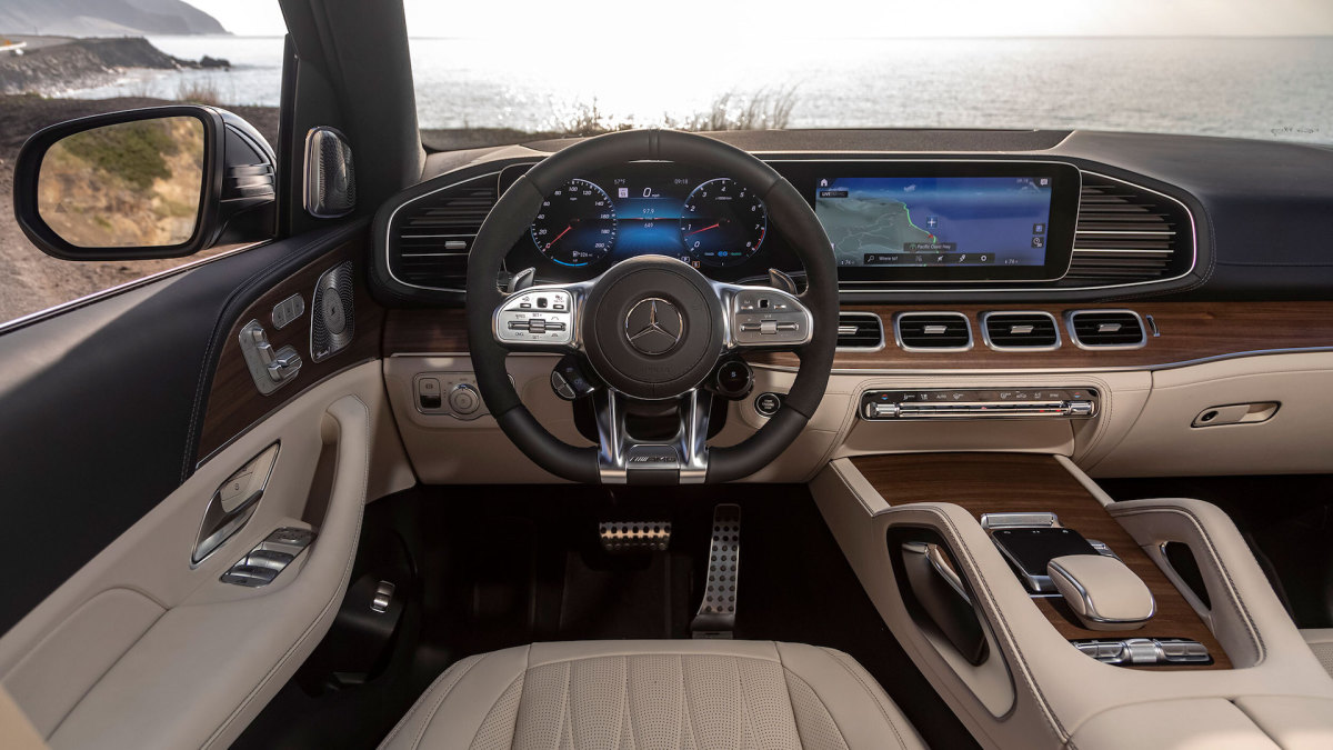 2021 Mercedes AMG GLS Luxury SUV interior