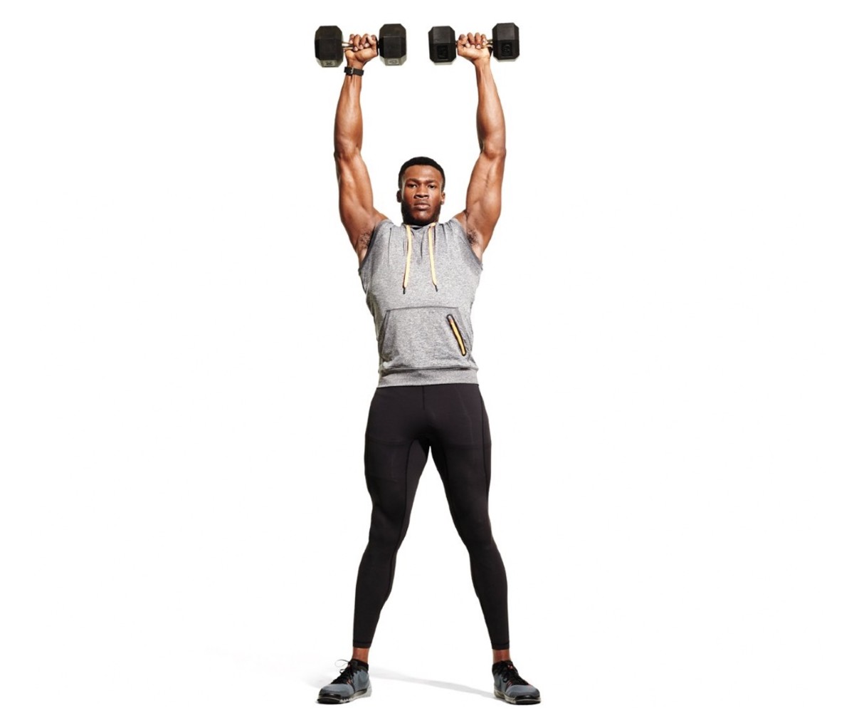 Dumbbell push press