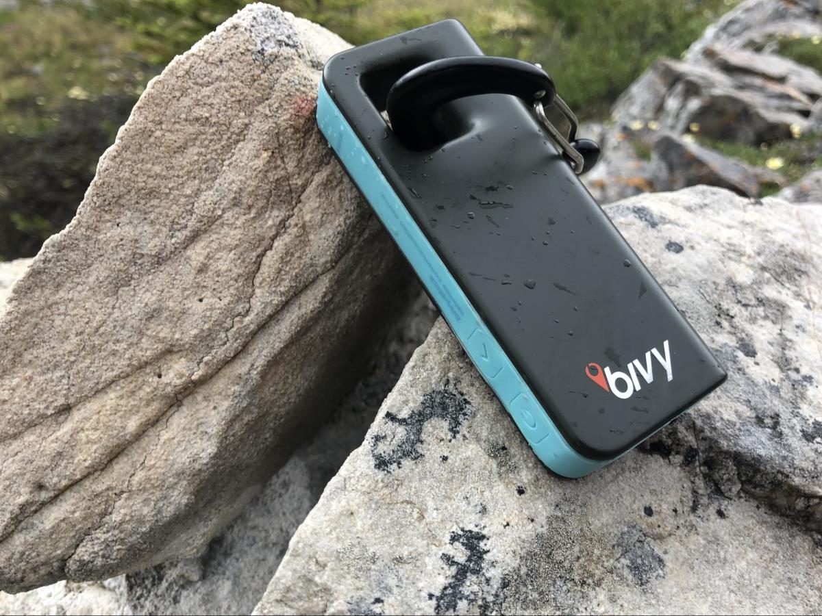 Bivy Stick Blue Satellite Communicator Device for Backcountry Travel