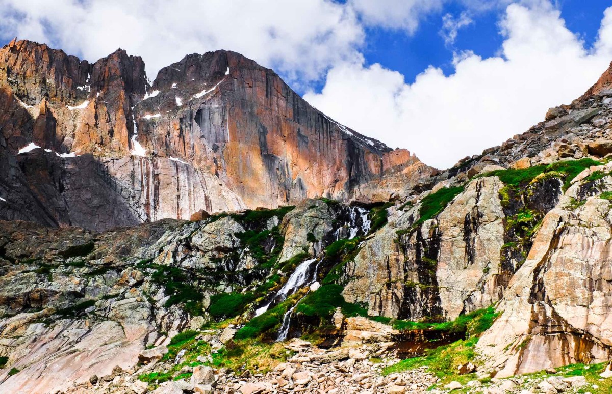 The Diamond Face of Longs Peak.