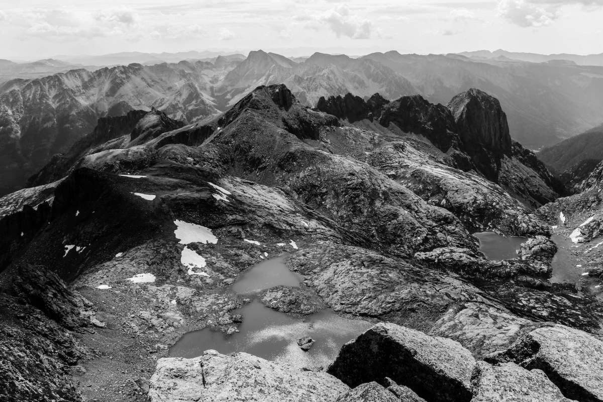 Chicago Basin From the Summit of Windom Peak