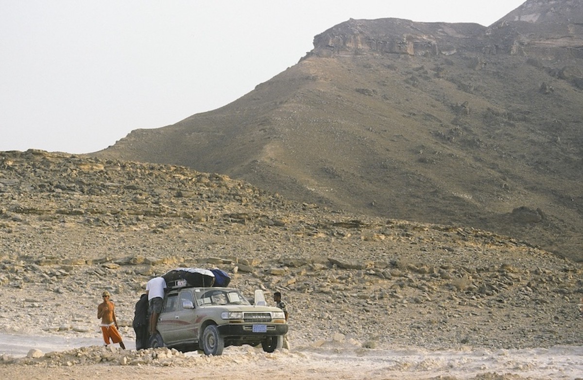 Beyond the end of the road. Empty quarter, Yemen.