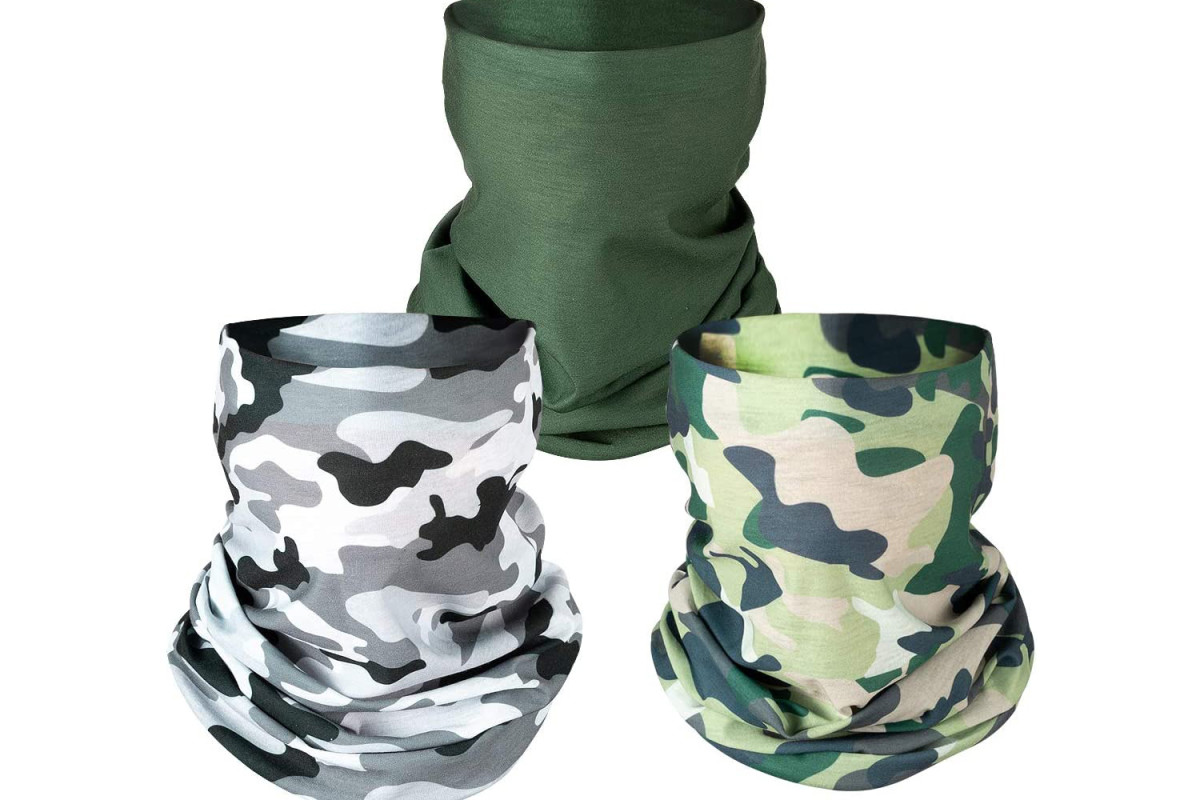 Pamase Camo Face Mask 3 Pack