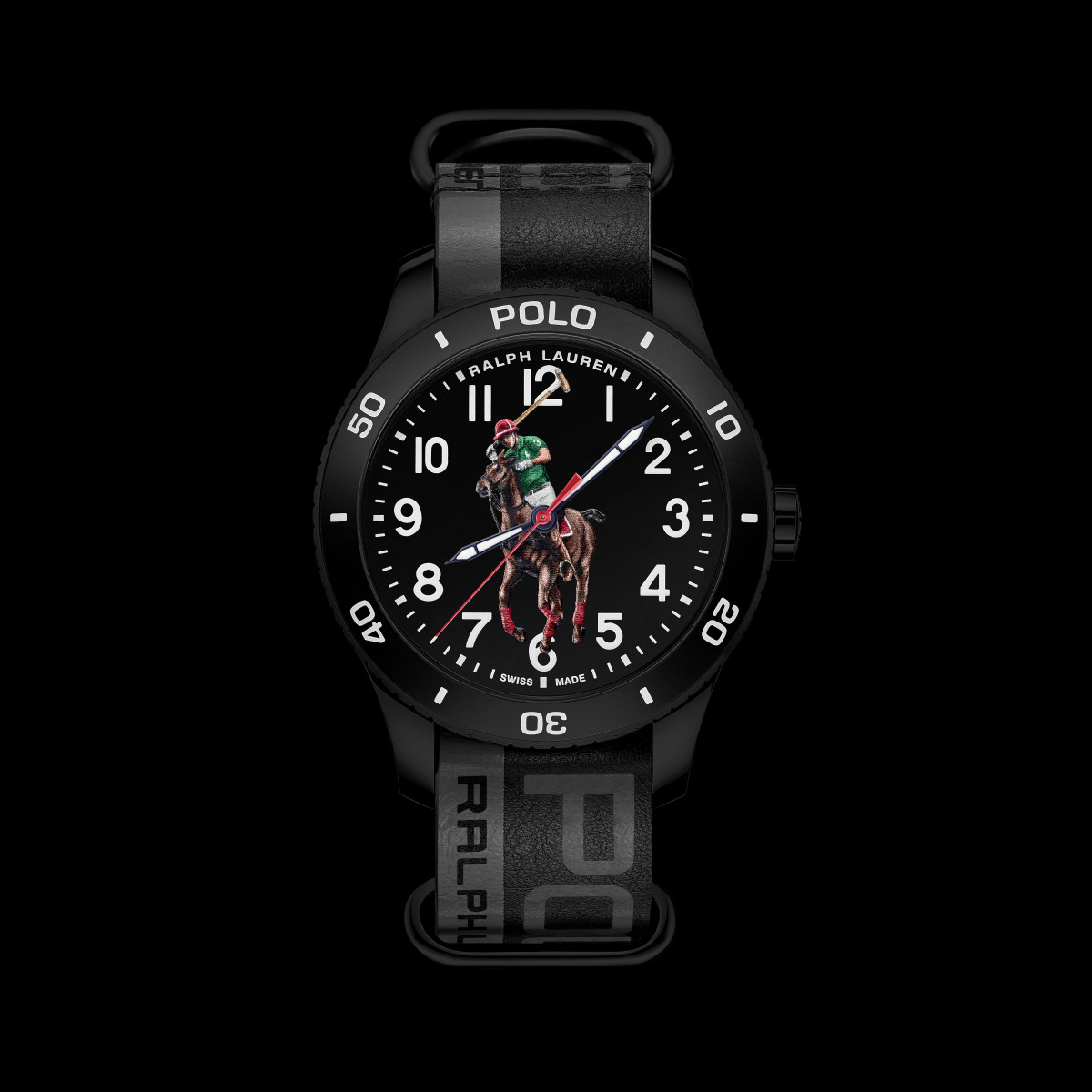 Polo Watch - Black on Black Nato 