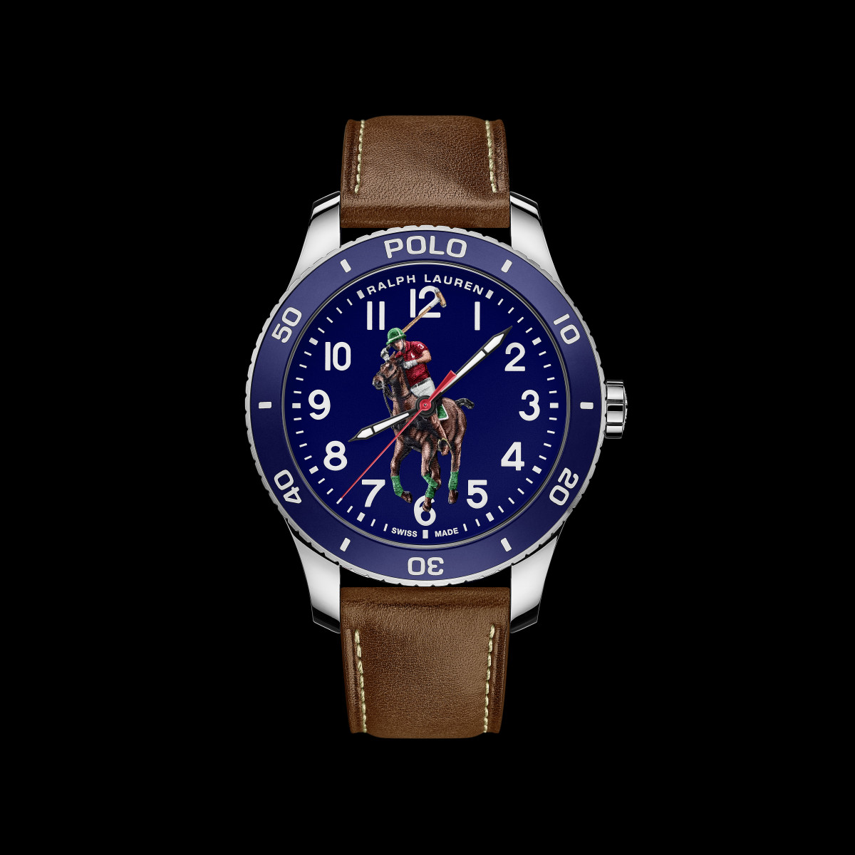 Polo Watch - Blue on calf