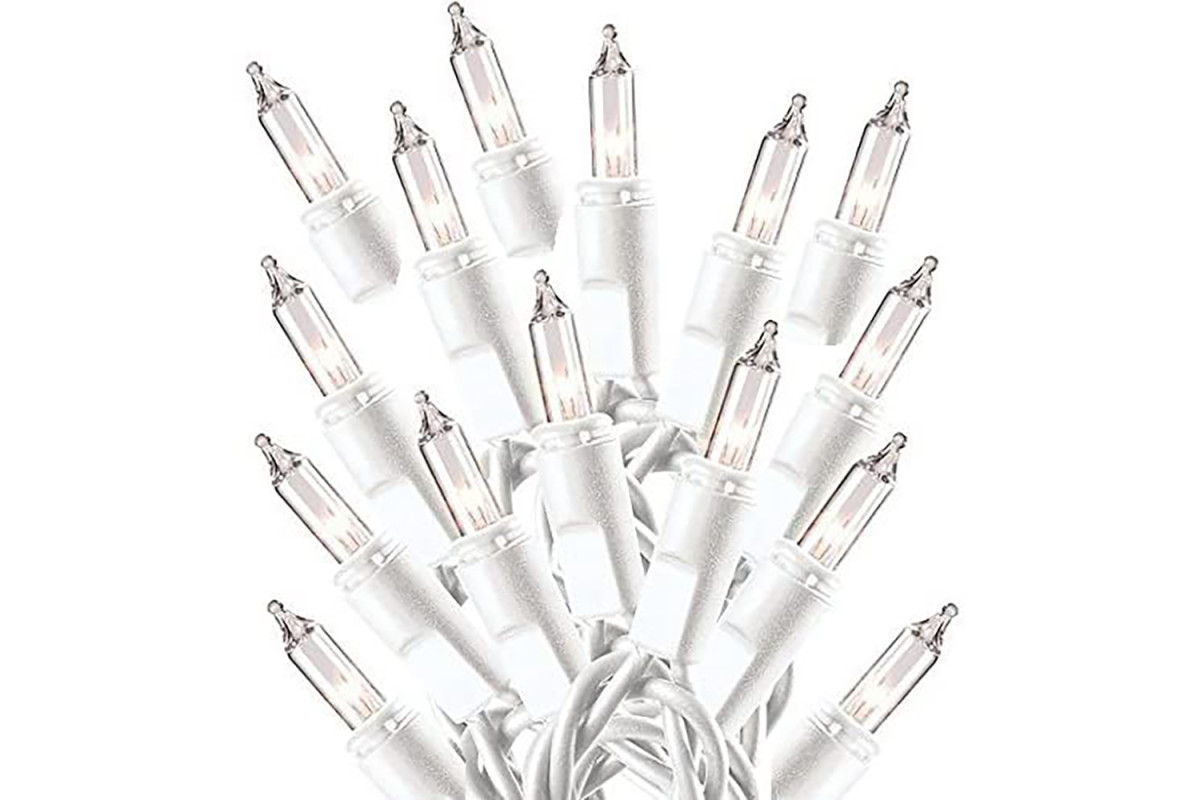 Prextex Clear White Christmas Lights