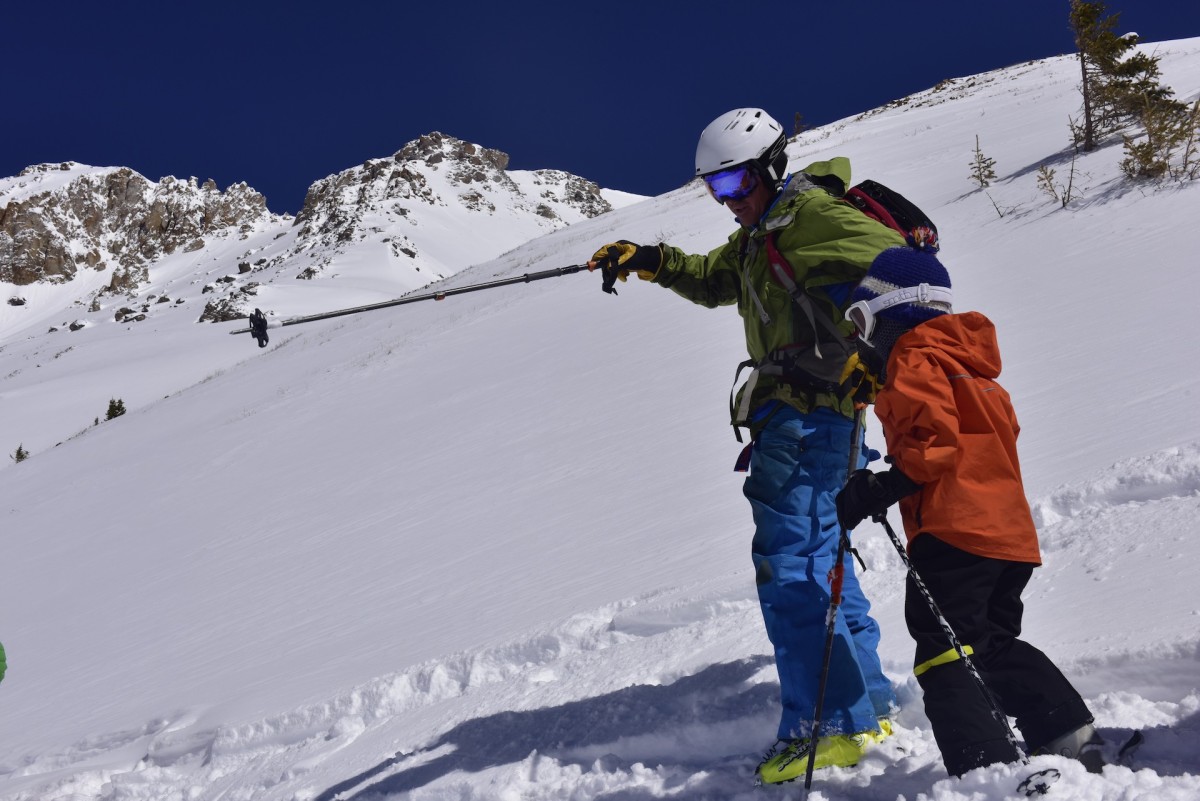 Tommy Hilleke skiing