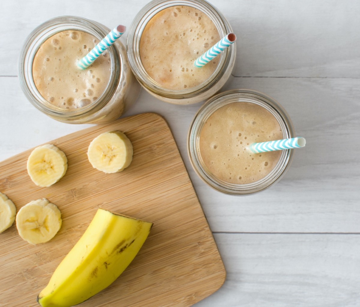 Whey banana smoothie