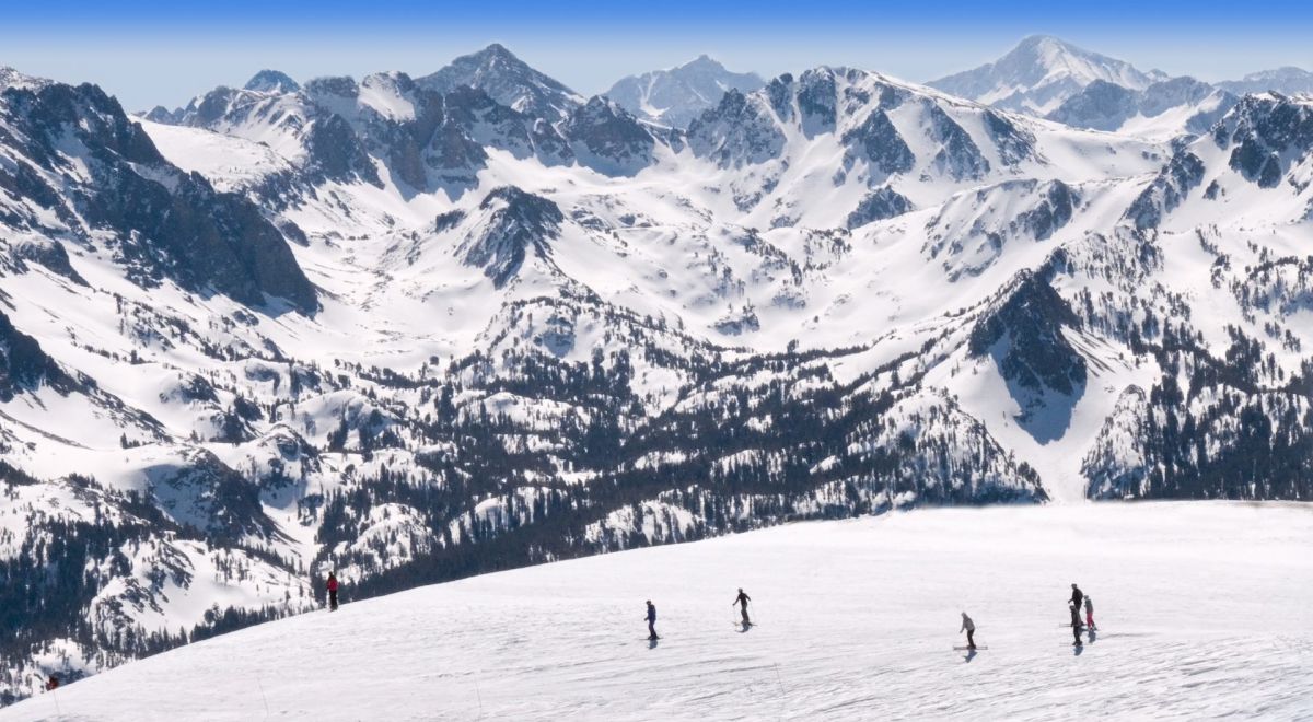 Mammoth Ski Resort Panorama Vista Eastern Sierra California