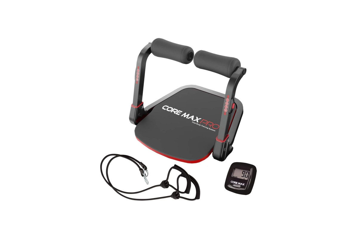 Core Max PRO with Resistance Bands Abs and Total Body Smart 8 min Workout & C... 