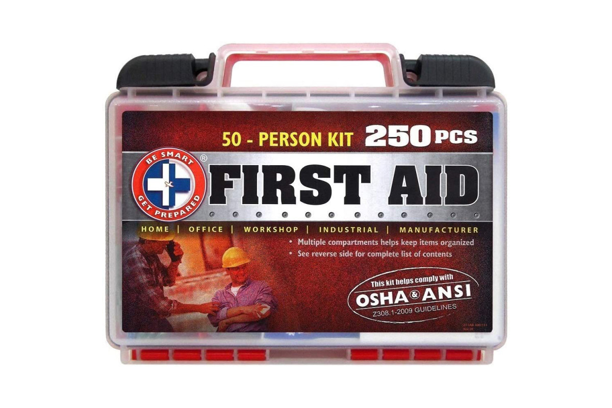Be Smart Get Prepared 250 Piece First Aid Kit