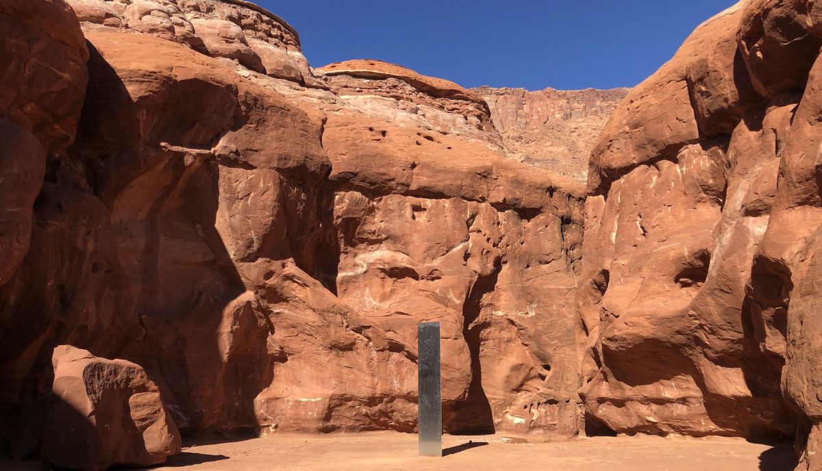 The monolith seen around the world.