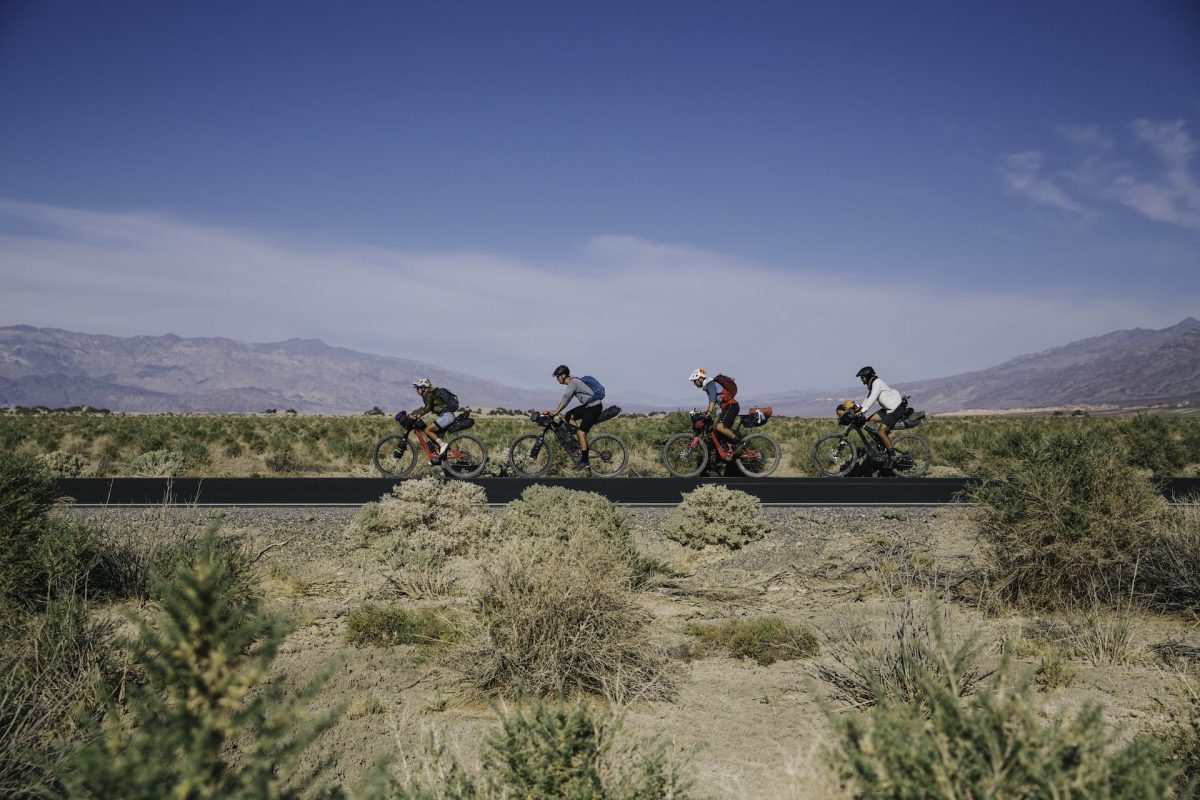 e mountain bike expedition across death valley