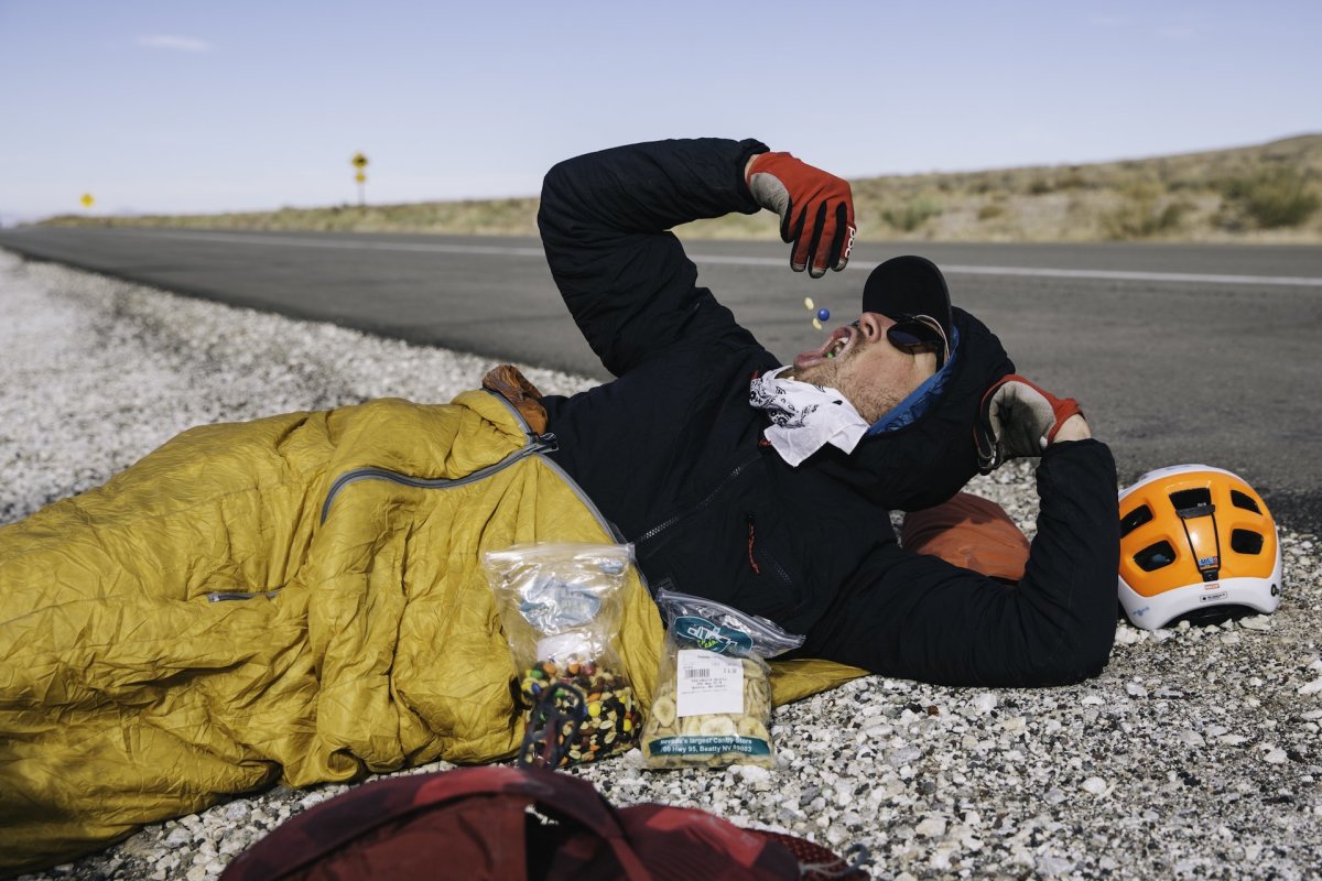 e mountain bike expedition across death valley