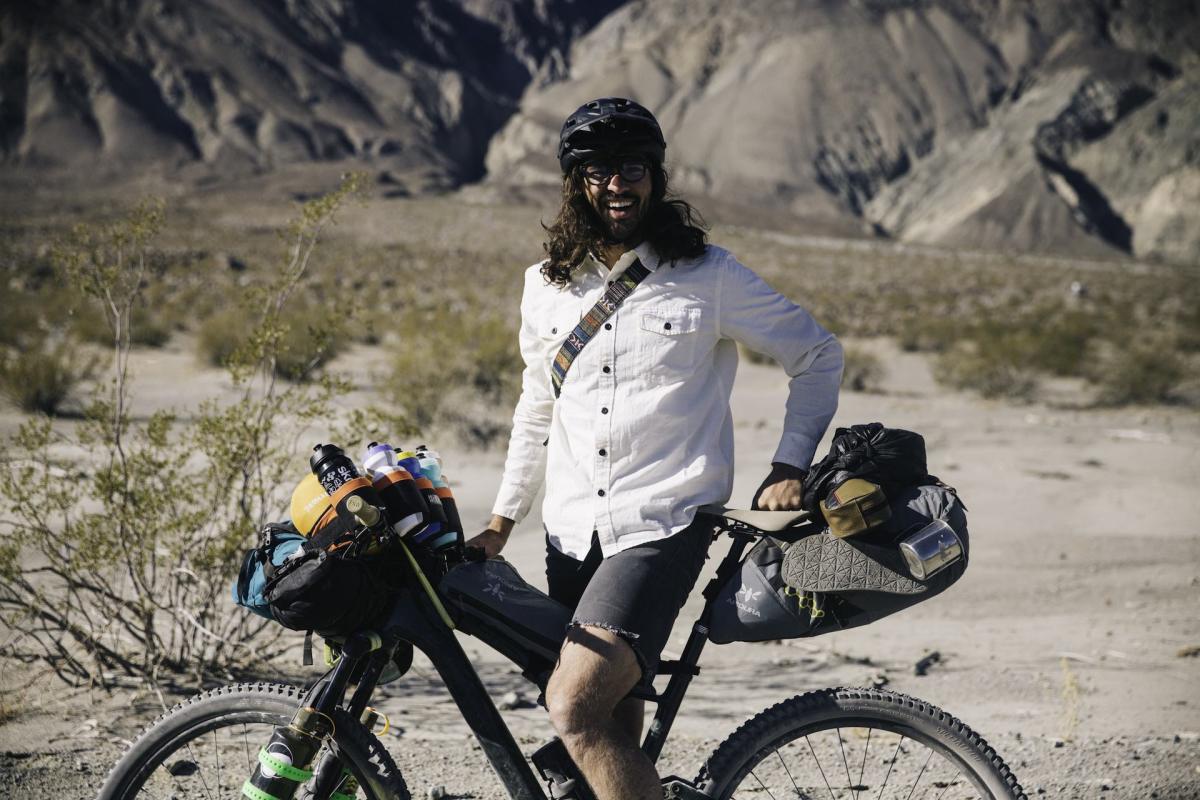 e mountain bike expedition across death valley