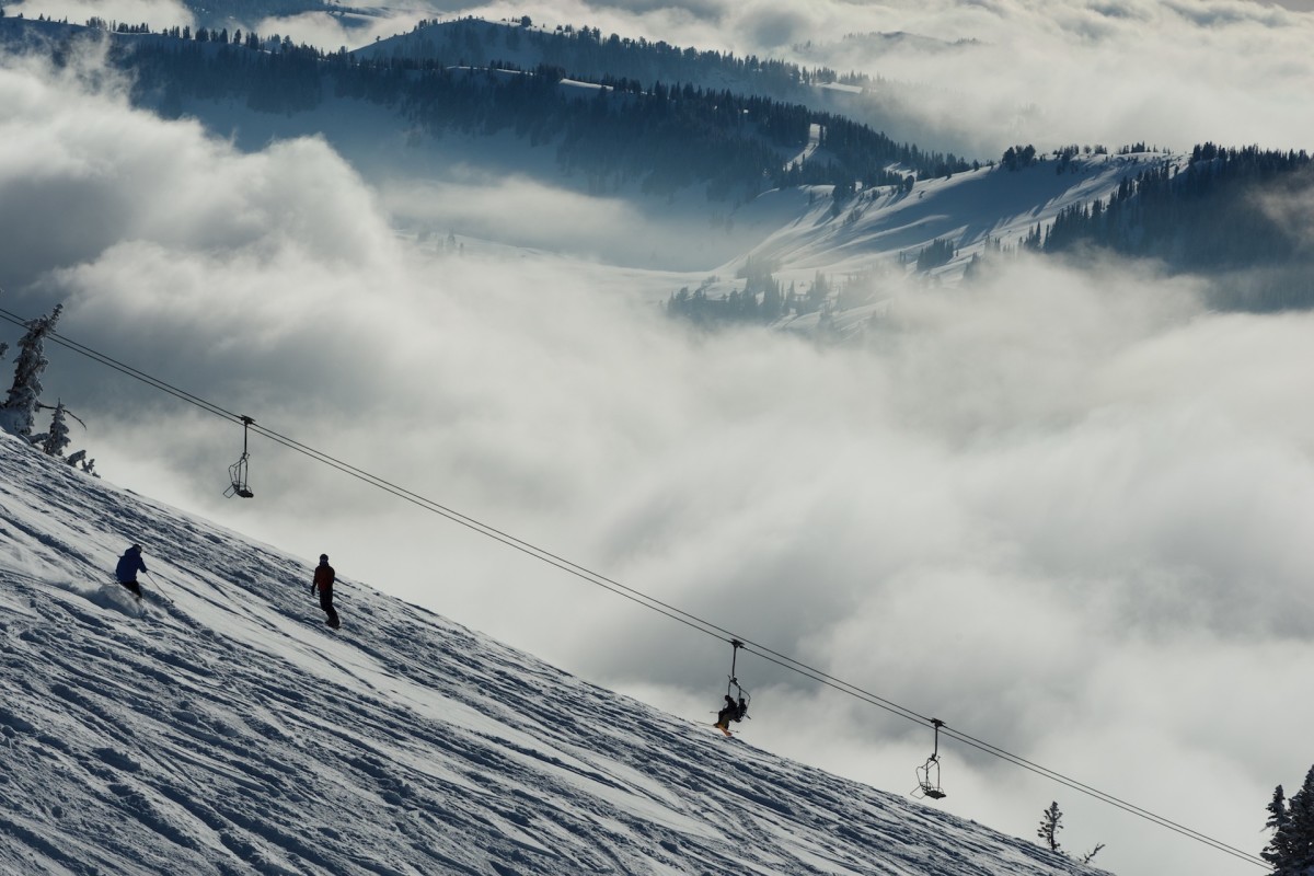 skiing and riding at Grand Targhee