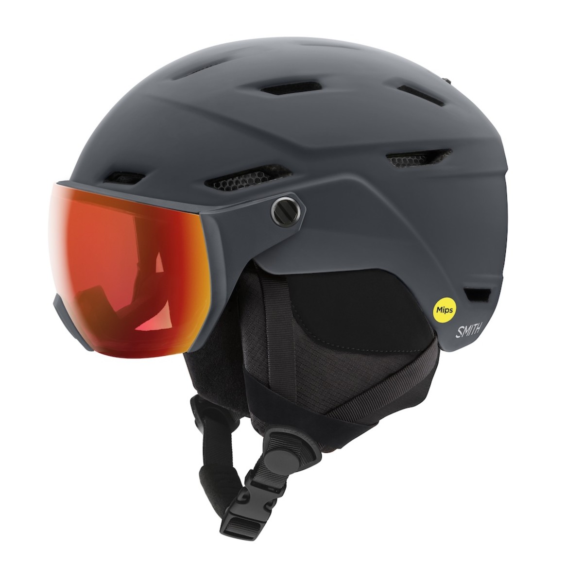 Smith helmet with integrated goggle