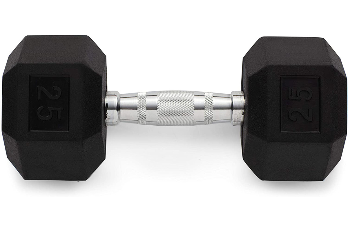 Weider Strength Rubber Hex Dumbbell