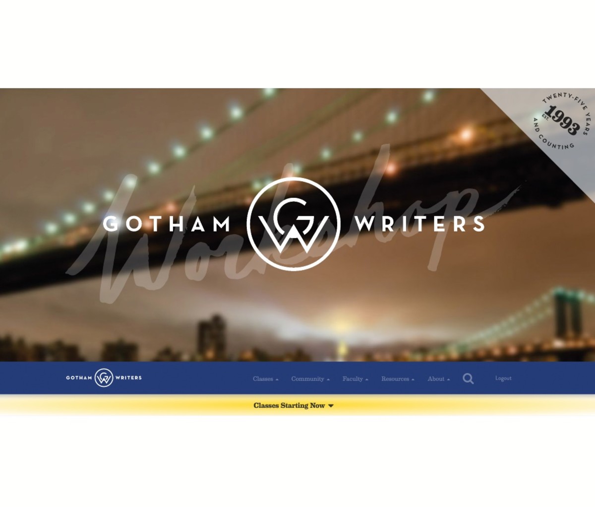 Gotham Writers online workshop