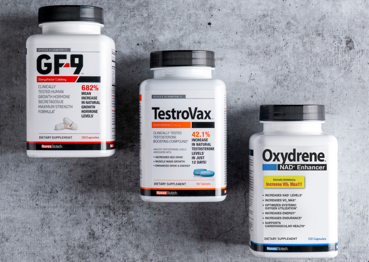 The Novex Biotech line of supplements is formulated to give for guys 45+ a boost.