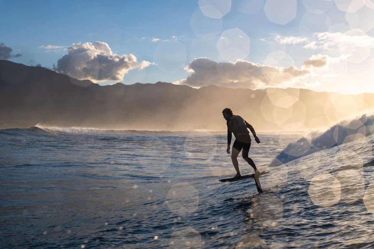 John John Florence foil surfing