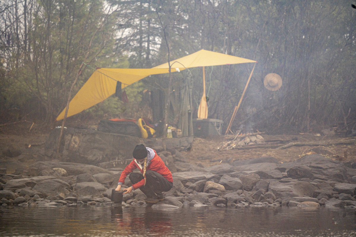 Jackson tarp canoe