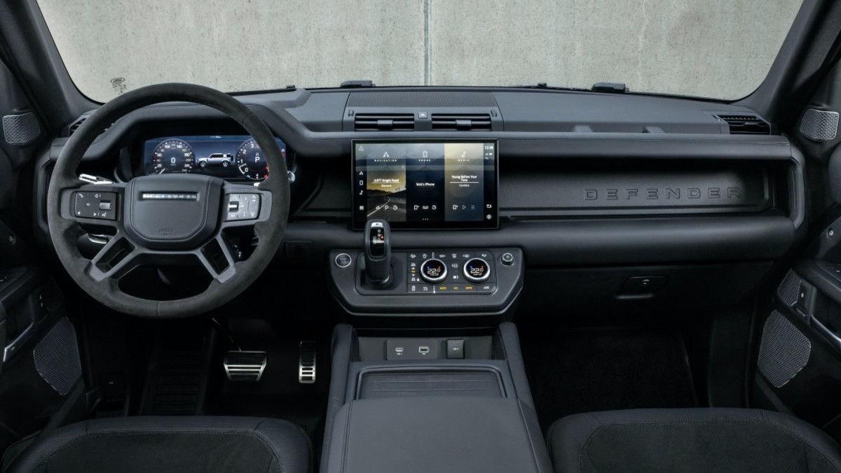 land rover defender interior