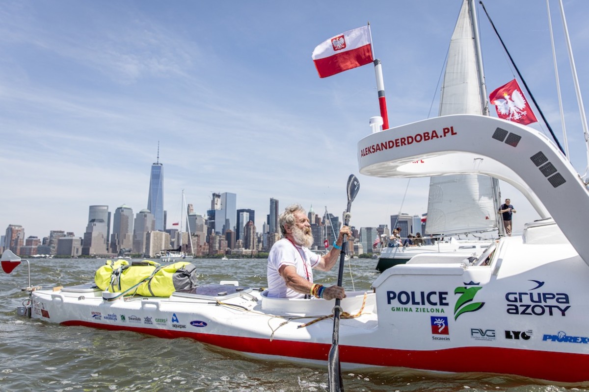 Aleksander 'Olek' Doba launches out of Manhattan