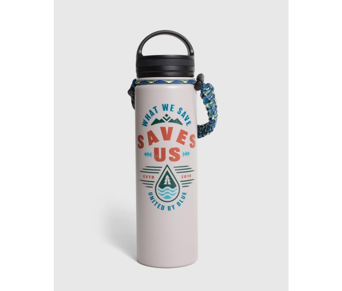 united by blue insulated water bottle