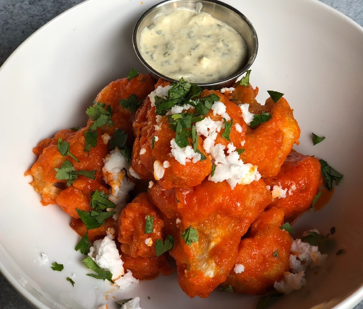 Charity Morgan's Cauliflower Buffalo Wingz