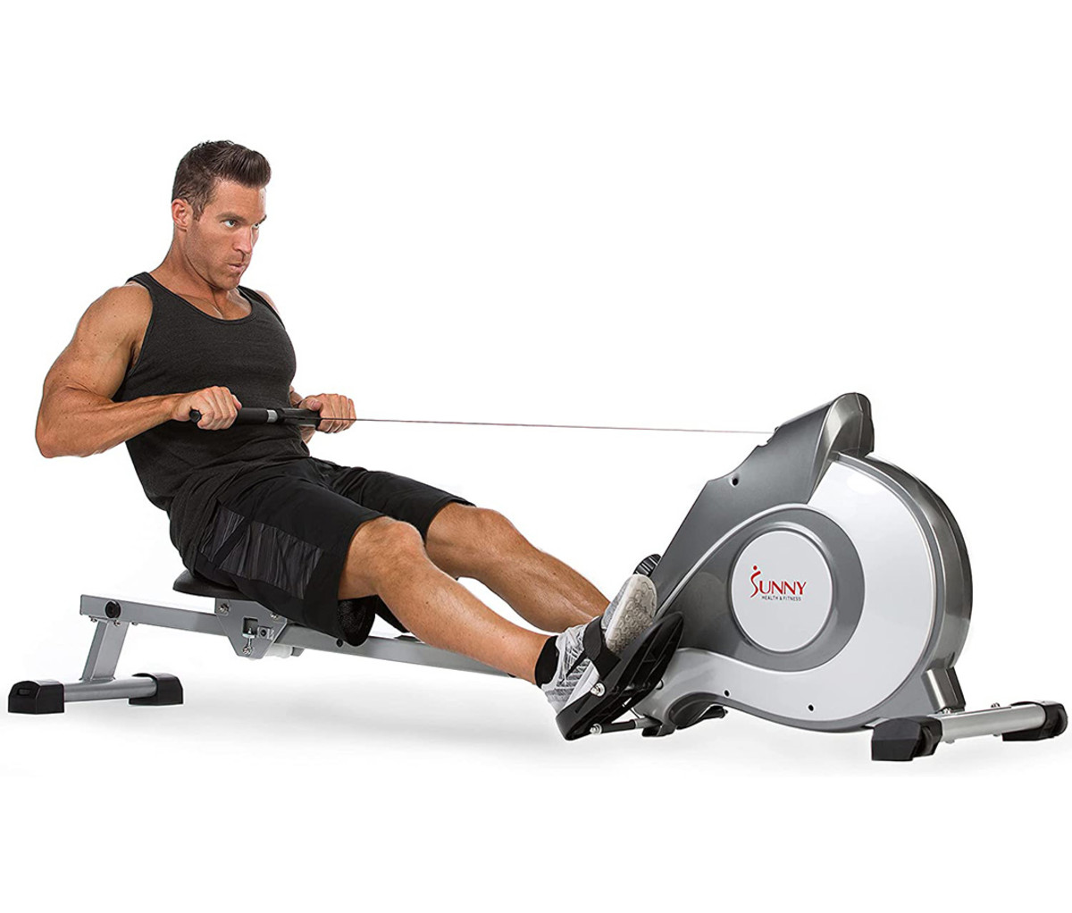 Sunny Health & Fitness Magnetic Rowing Machine Rower