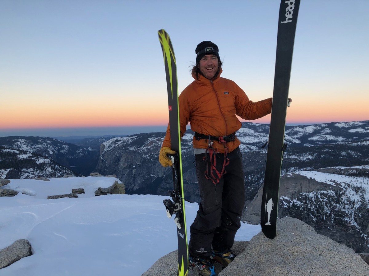 Jason Torlano yosmite half dome skier