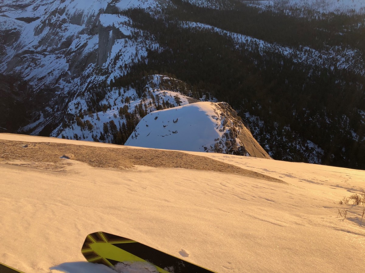 Torlano Yosemite Half Dome skier