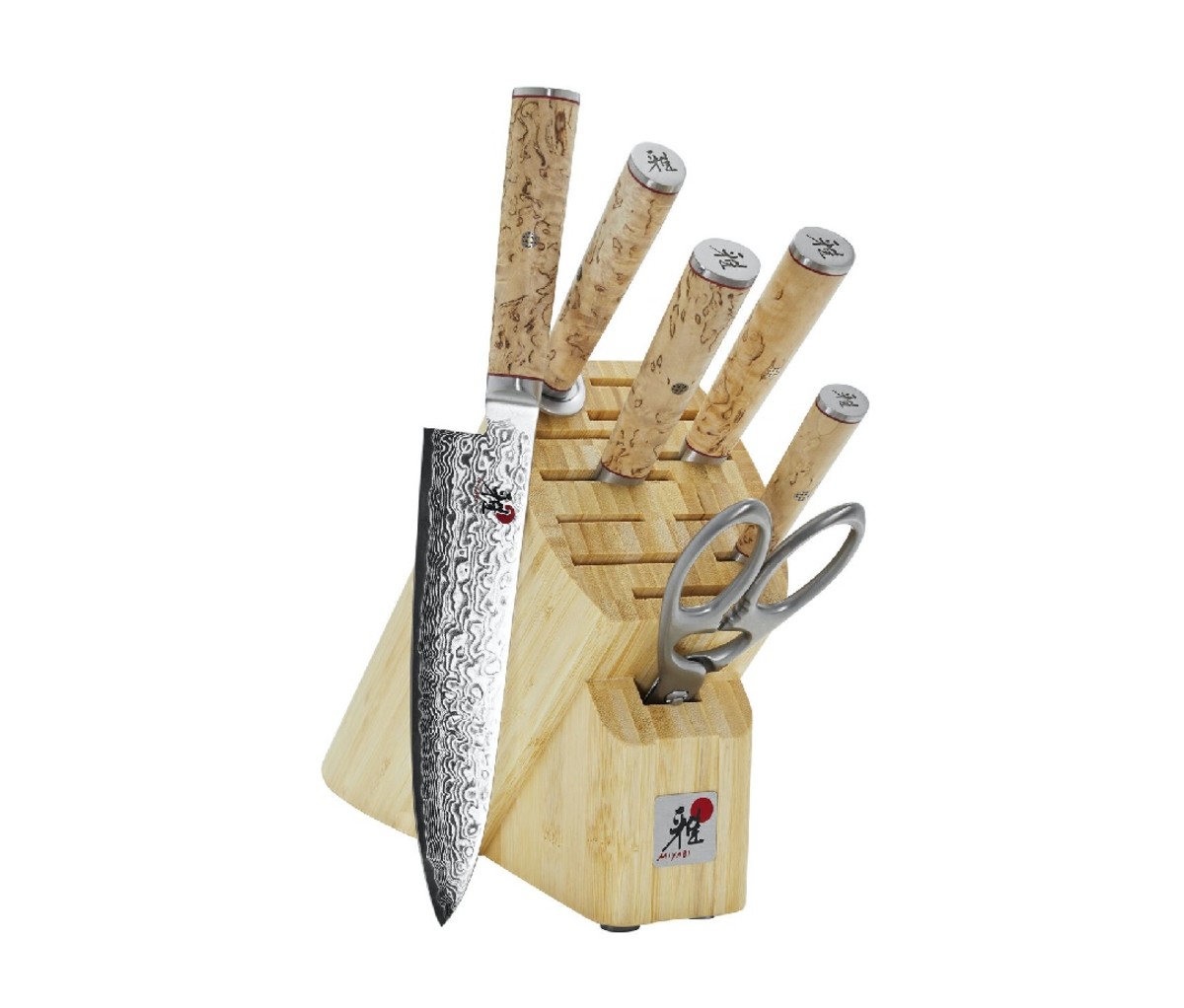 Miyabi Birchwood SG2 7-Piece Knife Block Set