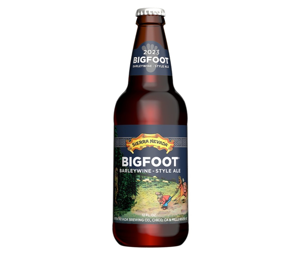 A bottle of Sierra Nevada Bigfoot Barleywine