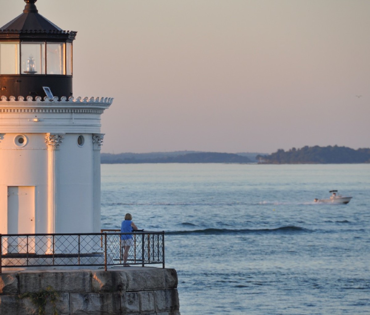 Portland Breakwater Lighthouse in Maine