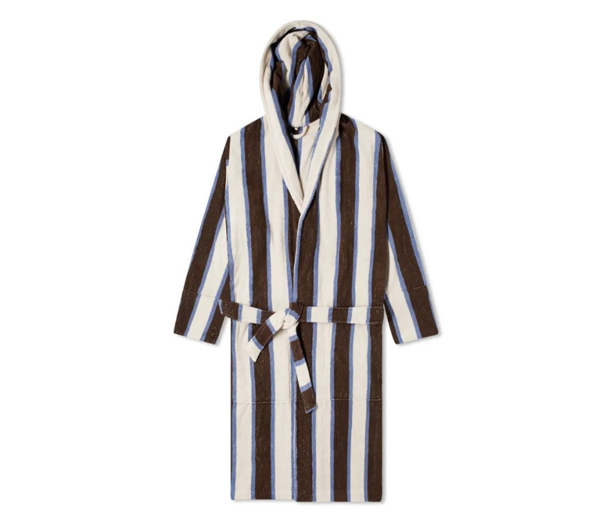 Tekla Fabrics Terry Stripe Bathrobe