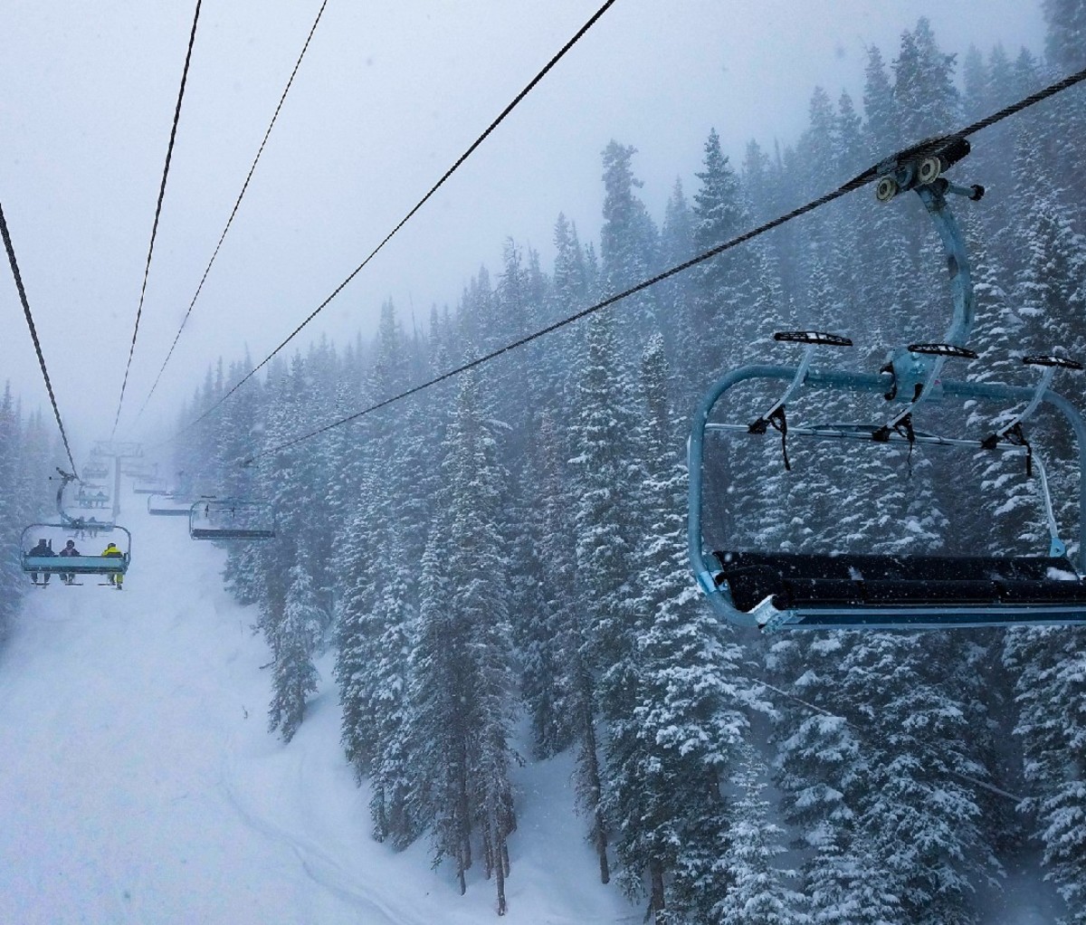 Ski lift in Vail, Colorado