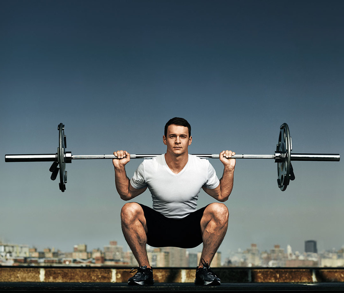 Barbell back squat