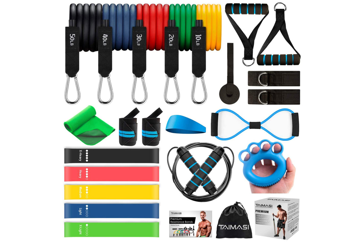 23 Piece Resistance Bands Set