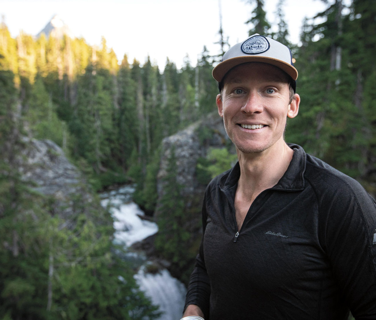Portrait of Chris Korbulic, one of the world’s most renowned expedition whitewater kayakers.