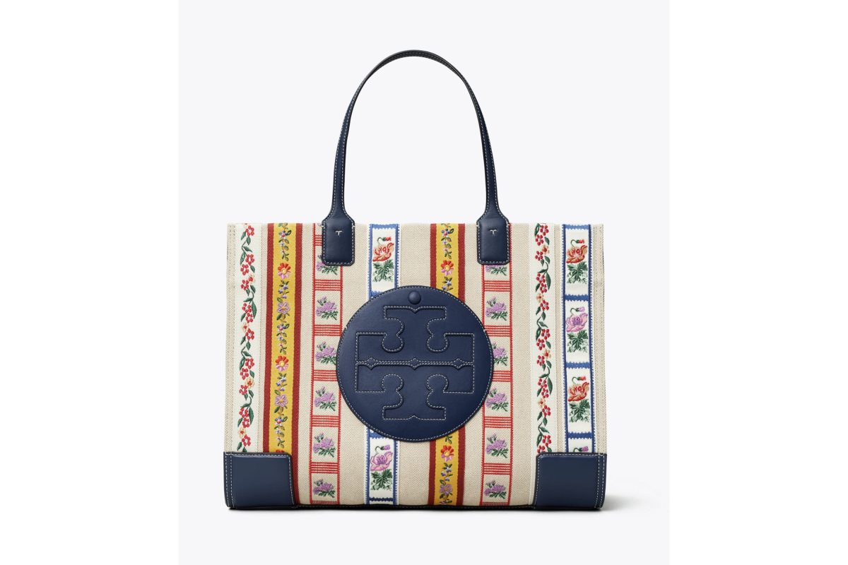 Ella Webbing Patchwork Tote Bag