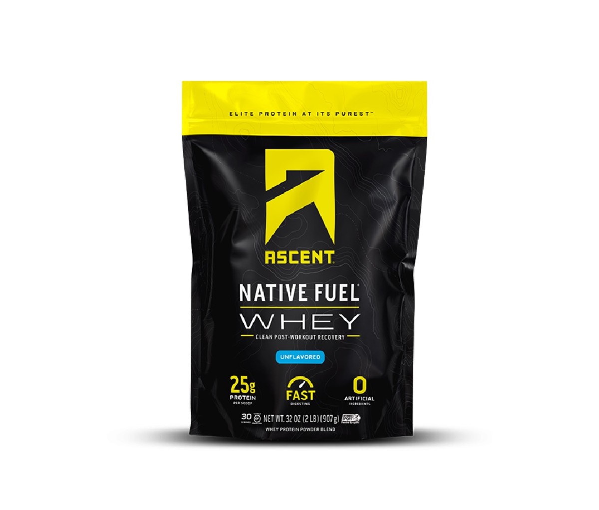 Ascent is one of the best clean protein powder that uses native whey protein. 