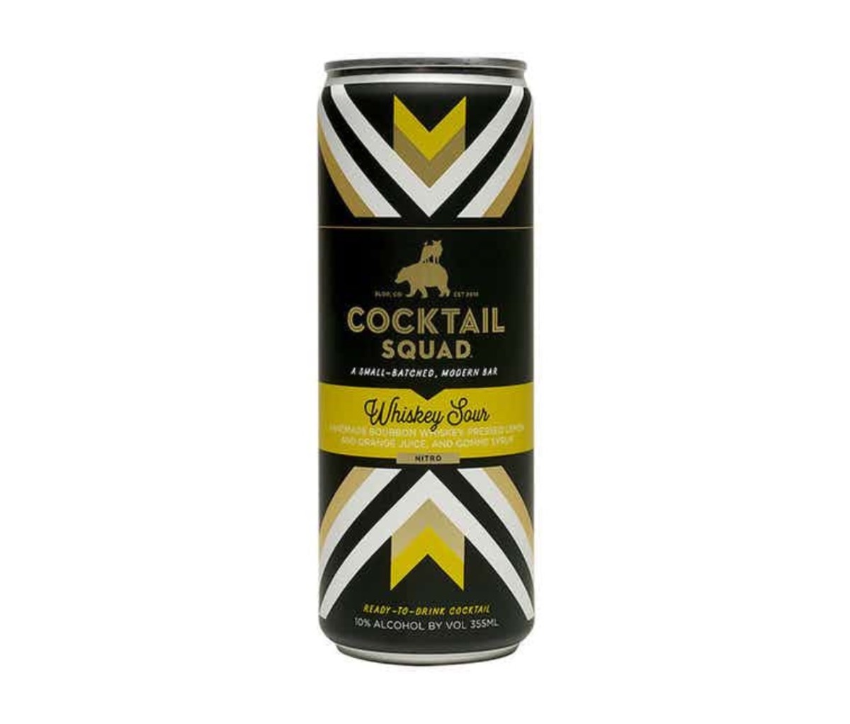 Cocktail Squad's Whiskey Sour is one of the summer's best canned cocktails.