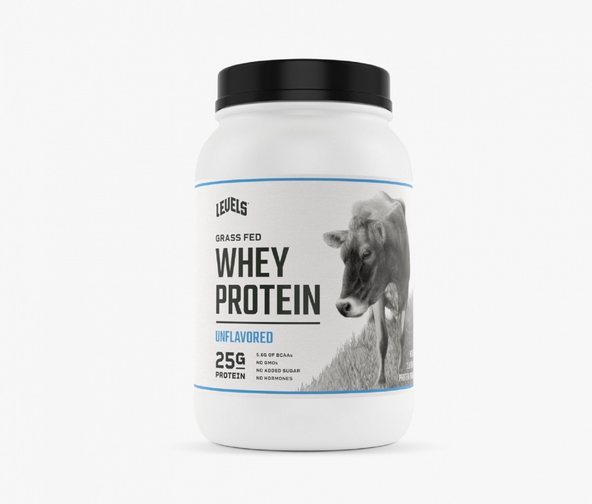 Grass-fed, a clean protein powder with a hormone-free dairy is the only dairy levels uses to make its whey protein.