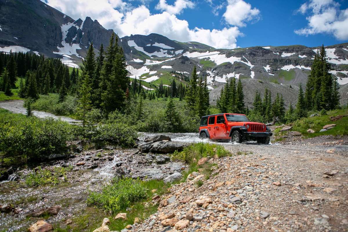 four-wheel Jeep colorado off-road san juans