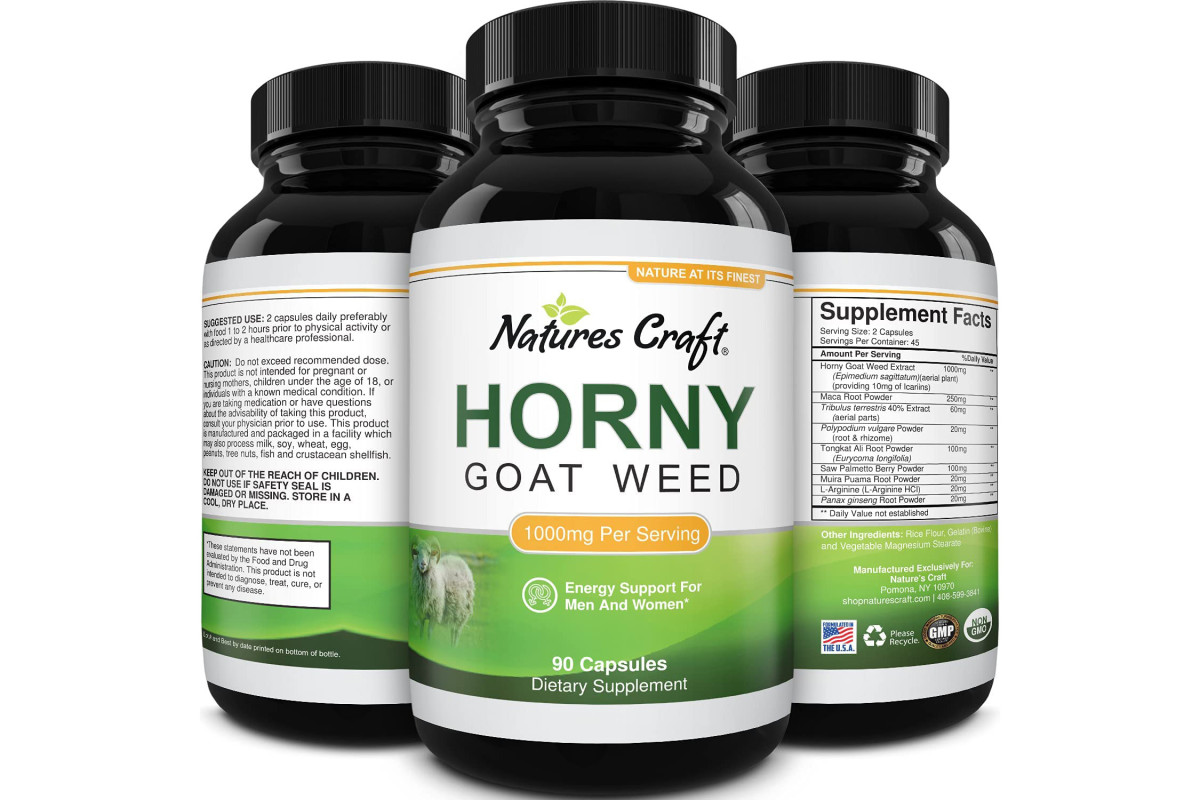 Nature's Craft Horny Goat Weed Supplement
