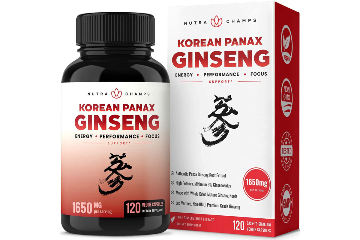NutraChamps Korean Red Panax Ginseng Capsules