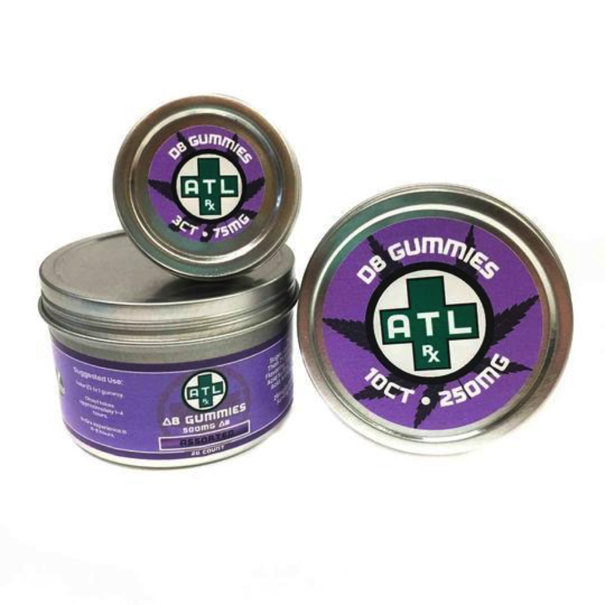 ATLRx Delta 8 Gummy Assorted Flavors